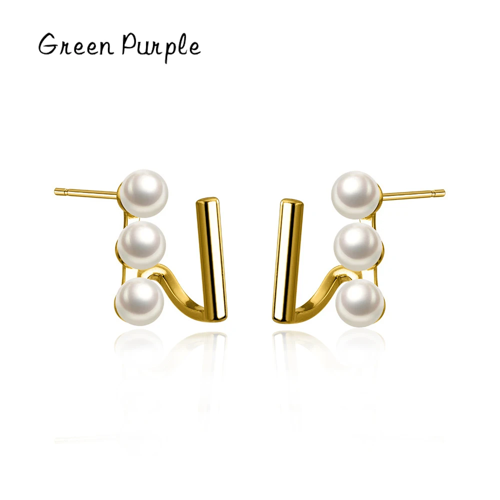 Green Purple Real 925 Sterling Silver Pearl Stud Earrings Charm Double Layer Earrings For Women Fine Female Jewelry Gift CE1748
Green Purple Real 925 Sterling Silver Pearl Stud Earrings Charm Double Layer Earrings For Women Fine Female Jewelry Gift CE1748