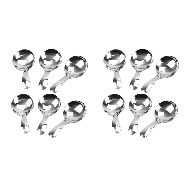 12 Pcs Stainless Steel Short Handle Spoons Mini Salt Spoons Condiments Spoon Dessert Spoon Tea Coffee Spoons,Silver
12 Pcs Stainless Steel Short Handle Spoons Mini Salt Spoons Condiments Spoon Dessert Spoon Tea Coffee Spoons,Silver