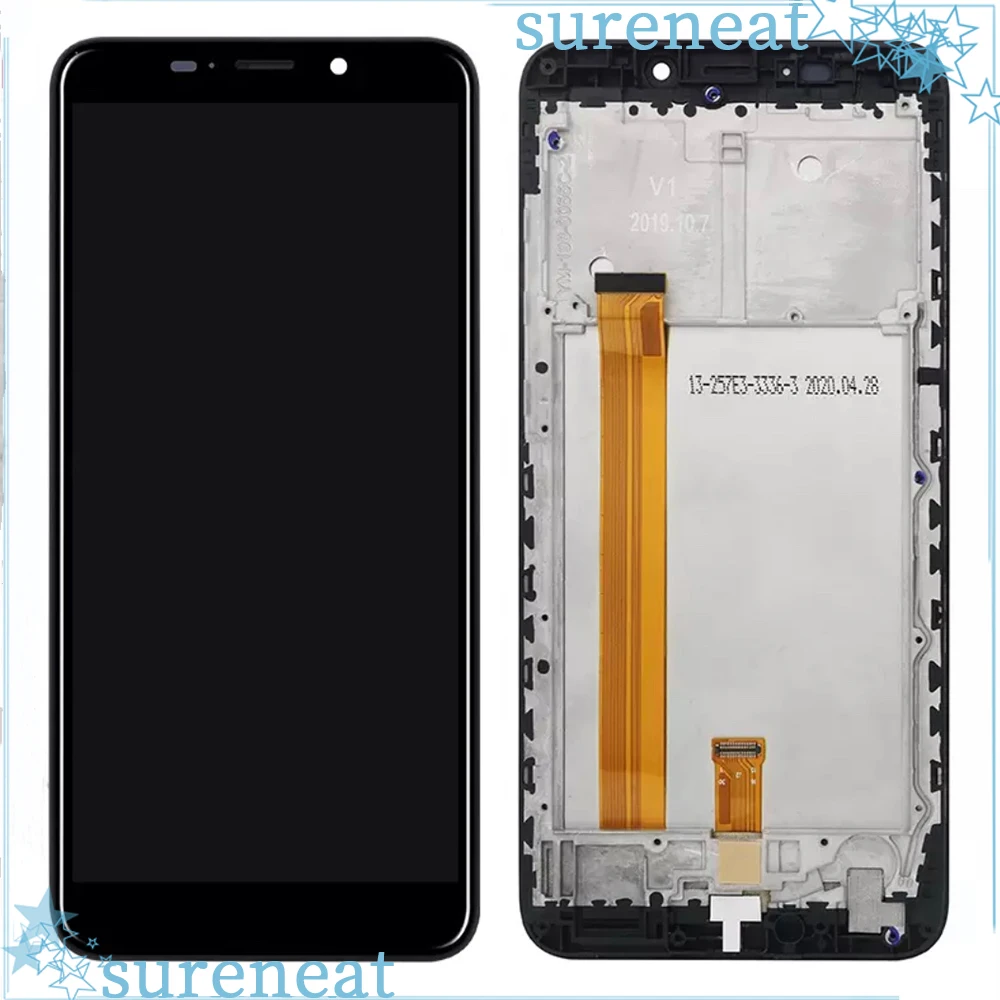 5.7" Black + Frame For Cubot J7 LCD Display + Touch Screen Digitizer Sensor Assembly Replacement Cell Phone Part
5.7" Black + Frame For Cubot J7 LCD Display + Touch Screen Digitizer Sensor Assembly Replacement Cell Phone Part