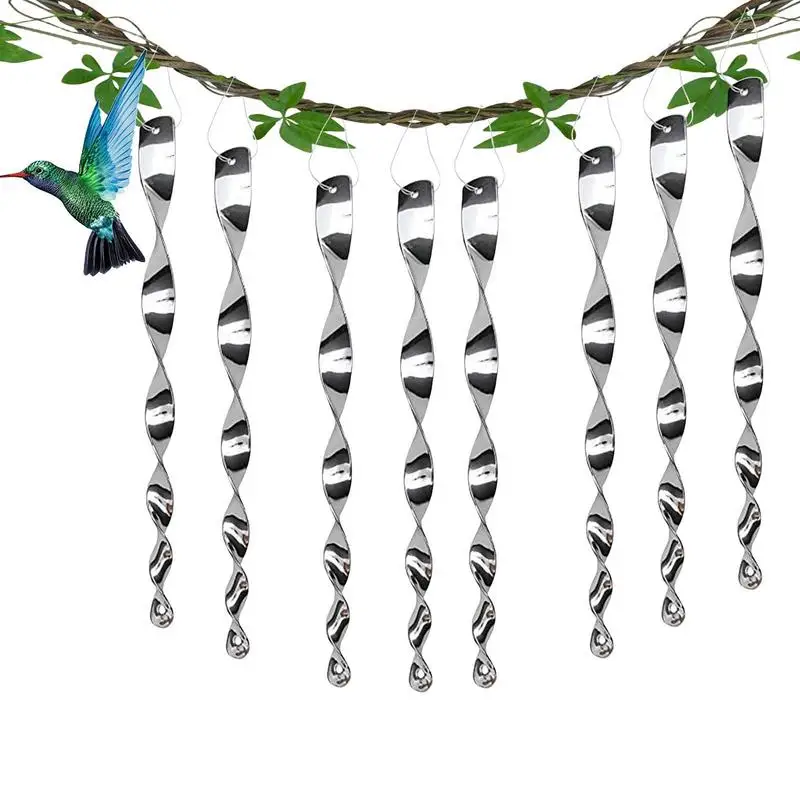 4/8/12 Pack Reflective Wind Spiral Rotating Rod Scare Bird Repeller Protection Anti-bird Agricultural Garden Lawn Decoration
4/8/12 Pack Reflective Wind Spiral Rotating Rod Scare Bird Repeller Protection Anti-bird Agricultural Garden Lawn Decoration