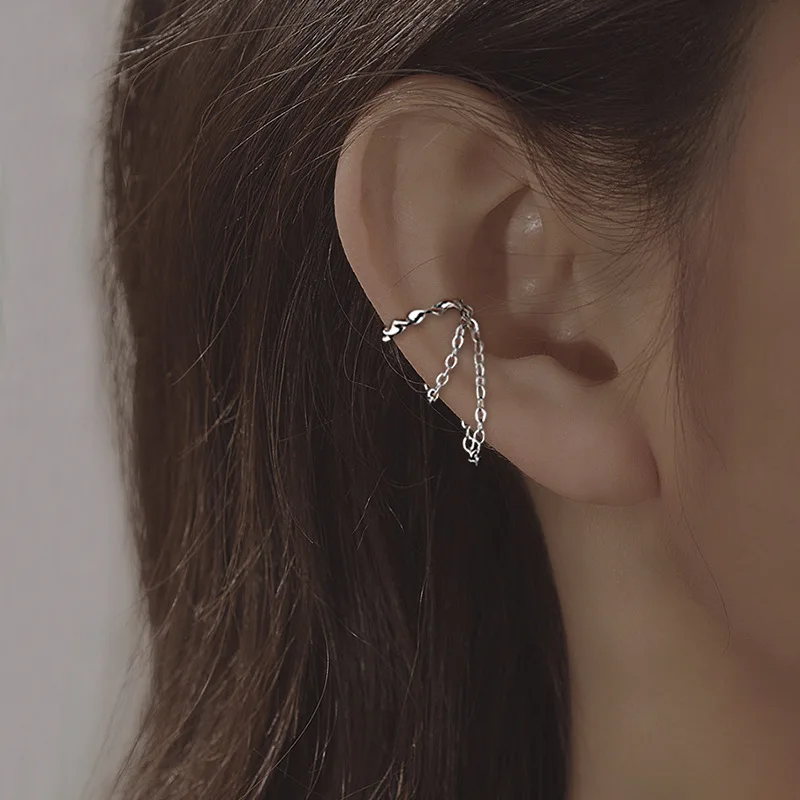 New Punk Rock Chain Tassel Clip Earrings For Women Fake Piercing Earbone Ear Cuff Jewelry Gifts
New Punk Rock Chain Tassel Clip Earrings For Women Fake Piercing Earbone Ear Cuff Jewelry Gifts