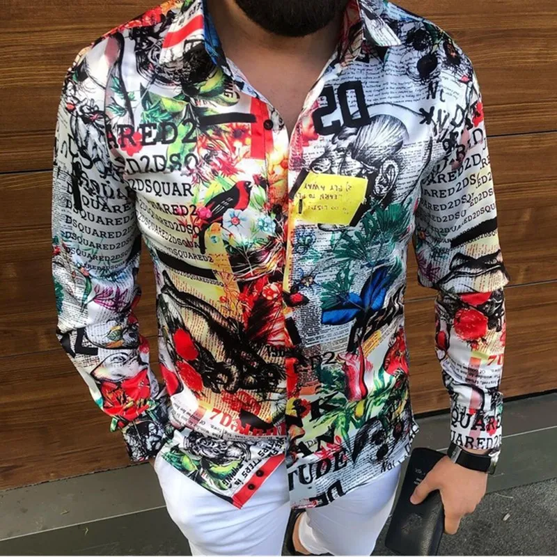 2022 Hot Sale European American Men's Clothing Casual Fashion Printed Shirt Single-Breasted Cardigan Long Sleeve Shirt Men
2022 Hot Sale European American Men's Clothing Casual Fashion Printed Shirt Single-Breasted Cardigan Long Sleeve Shirt Men