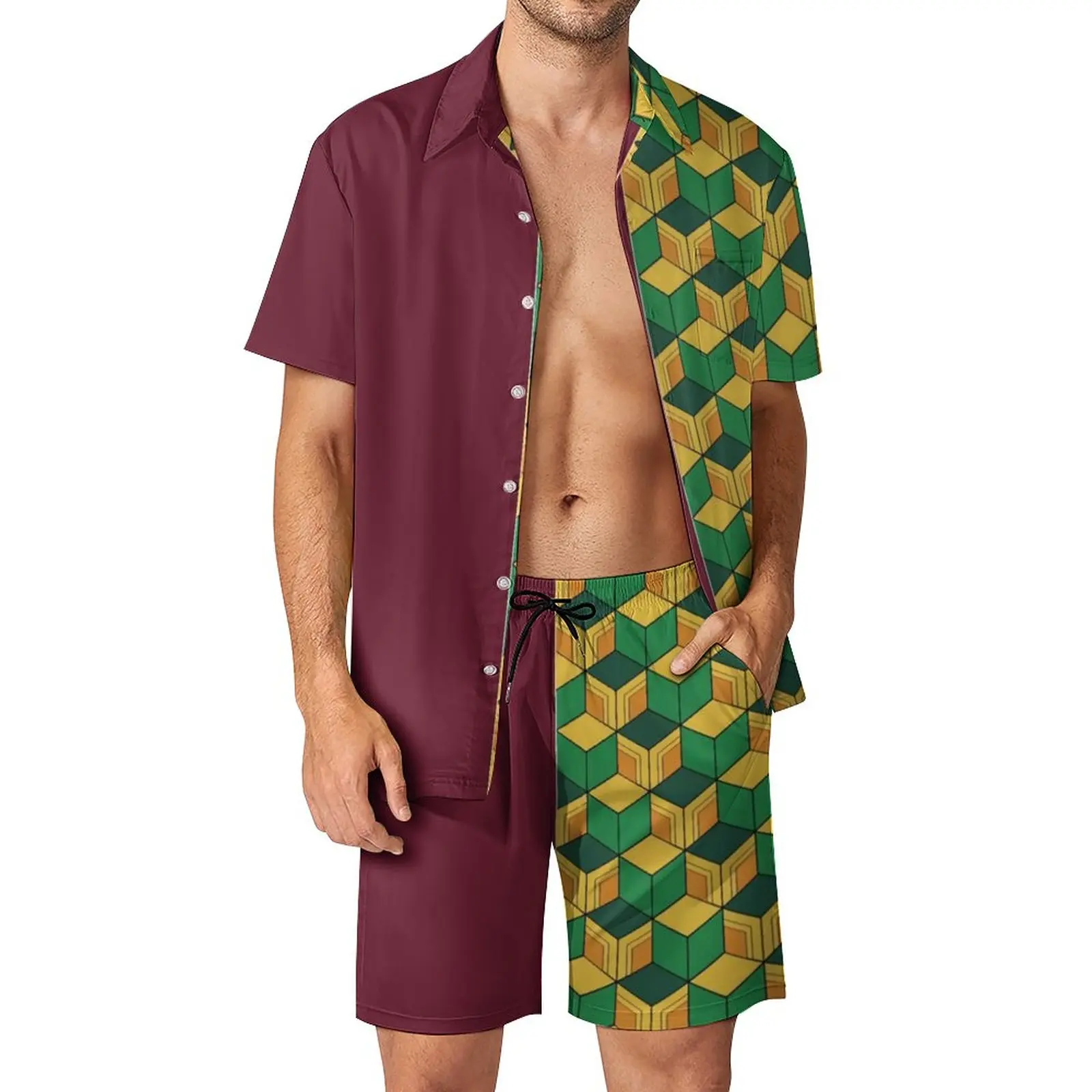 Giyu Tomioka Beach Men Sets Anime Demon Slayer Kimetsu No Yaiba Casual Shirt Set Graphic Shorts 2 Piece Trendy Suit Plus Size
Giyu Tomioka Beach Men Sets Anime Demon Slayer Kimetsu No Yaiba Casual Shirt Set Graphic Shorts 2 Piece Trendy Suit Plus Size