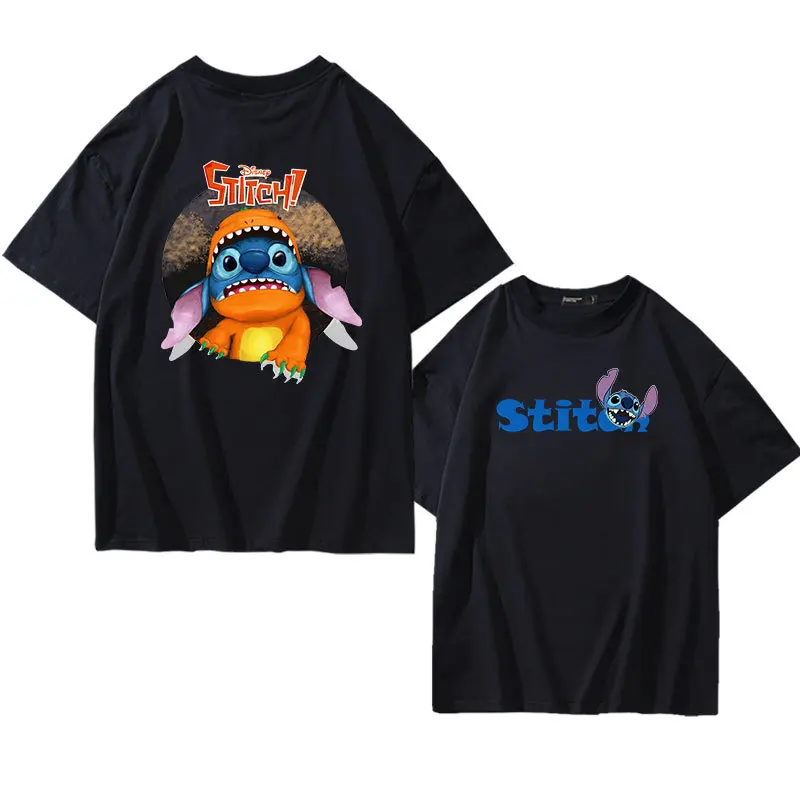Disney Cartoon Animation Stitch Short-sleeved T-shirt Summer Printing Loose Fashion Tops
Disney Cartoon Animation Stitch Short-sleeved T-shirt Summer Printing Loose Fashion Tops