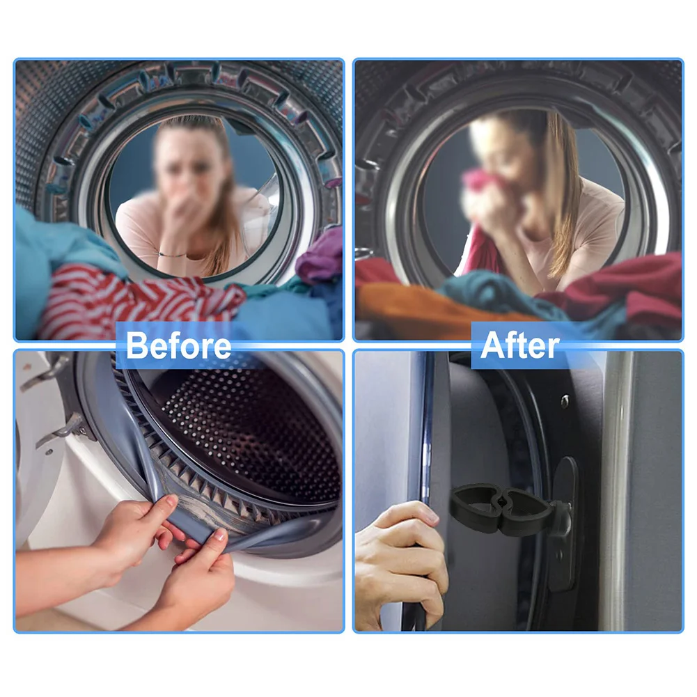 Keep Door Open Washer Door Prop Accessories Black Flexible For Washing Machine Front Load Washer Door Prop Stopper
Keep Door Open Washer Door Prop Accessories Black Flexible For Washing Machine Front Load Washer Door Prop Stopper
