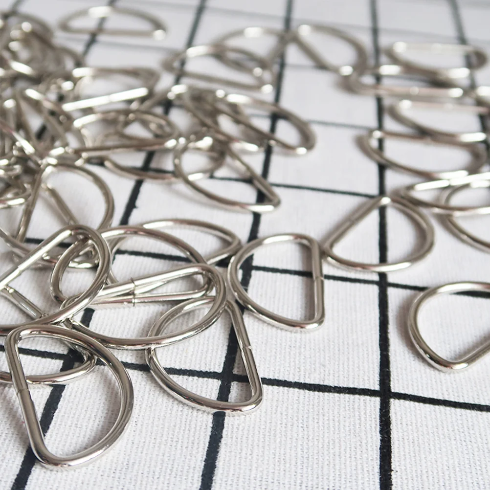 Semi-Circular D Ring Metal Multipurpose Strap Webbing Accessories Hardware Bags Ring D Ring Buckle for Belt Luggage
Semi-Circular D Ring Metal Multipurpose Strap Webbing Accessories Hardware Bags Ring D Ring Buckle for Belt Luggage