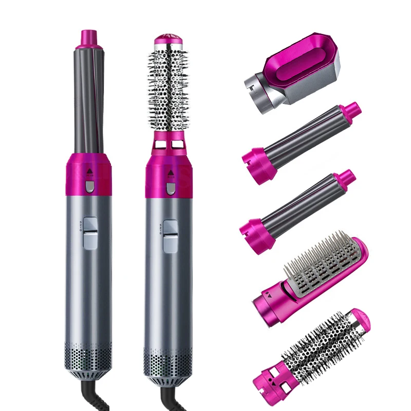 5 in 1 Electric Air Wrap Hair Dryer Heating Comb Hair Curler Professional Hair Straightener Styling Tool For Barber Household
5 in 1 Electric Air Wrap Hair Dryer Heating Comb Hair Curler Professional Hair Straightener Styling Tool For Barber Household
