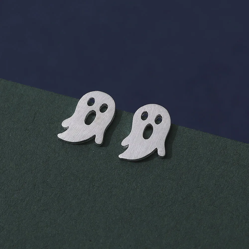 Skull Earrings for Women Punk Black Skeleton Ghost Stainless Steel Stud Earring Girls Hallowmas Cosplay Ear Jewelry Korean
Skull Earrings for Women Punk Black Skeleton Ghost Stainless Steel Stud Earring Girls Hallowmas Cosplay Ear Jewelry Korean