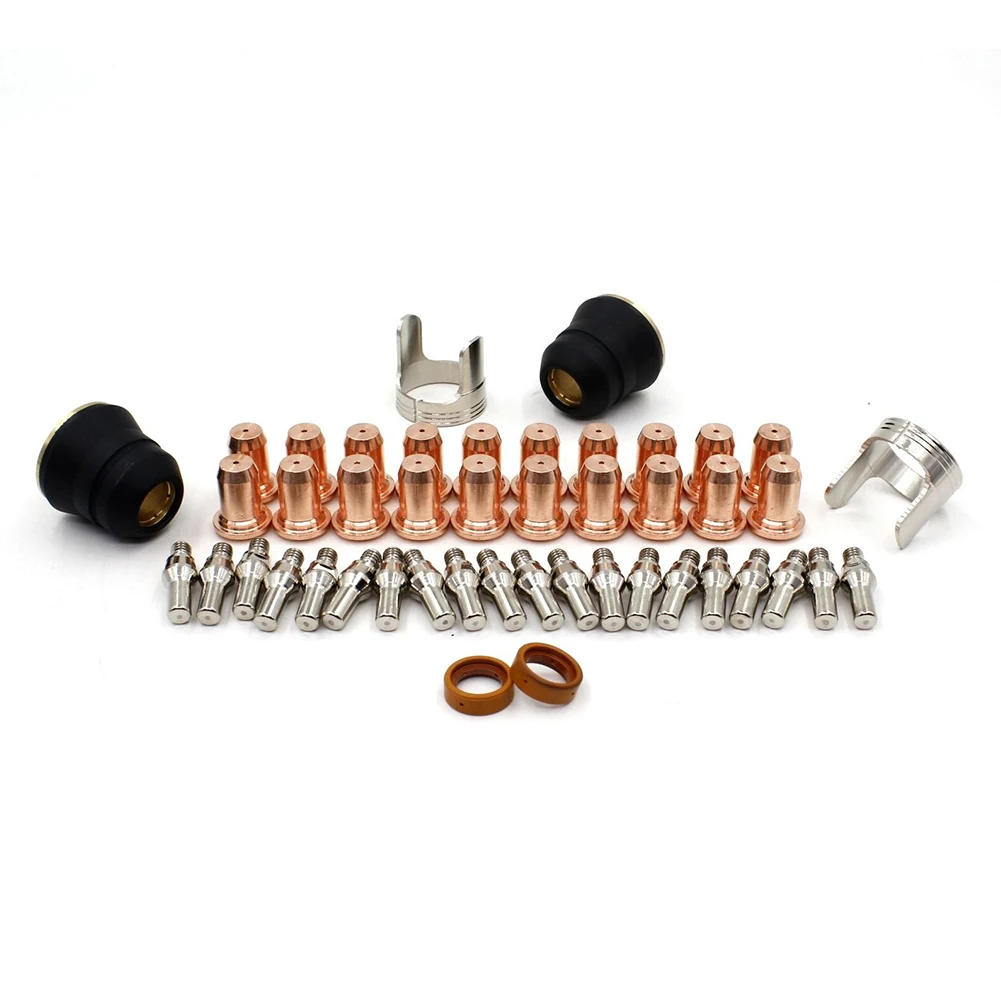 46pcs Plasma Cutting Electrode 1.1mm Tip Holder Standoff For Harbor Freight 62204 Torch Flashlight Outdoor Tools Flash Light
46pcs Plasma Cutting Electrode 1.1mm Tip Holder Standoff For Harbor Freight 62204 Torch Flashlight Outdoor Tools Flash Light