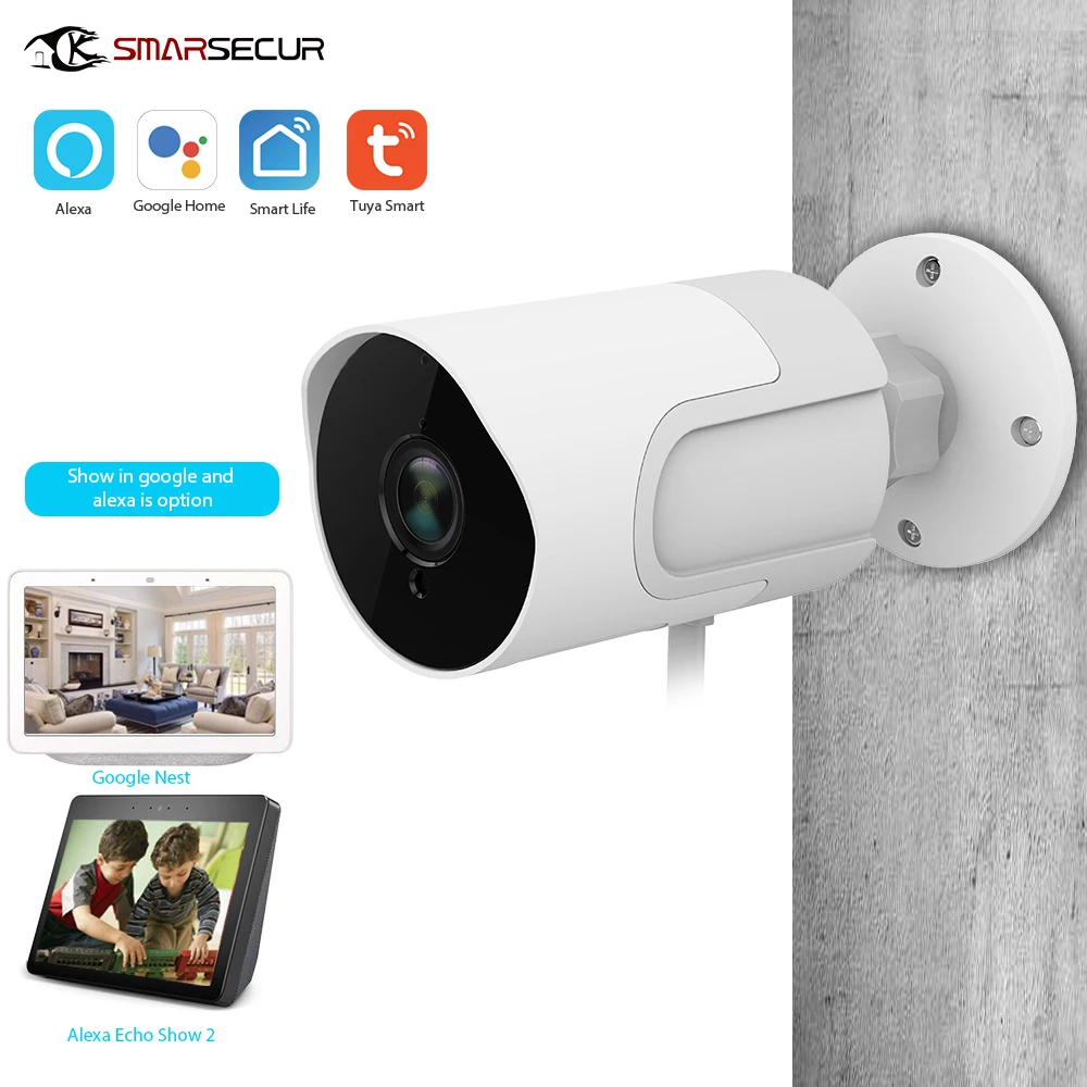 HD 2.0MP Tuya WiFi Camera Waterproof Smart Home Security Protection CCTV IP Cam Mobile View Alarm Push Video Surveillance System
HD 2.0MP Tuya WiFi Camera Waterproof Smart Home Security Protection CCTV IP Cam Mobile View Alarm Push Video Surveillance System