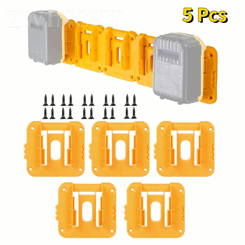 ZWINCKY 5pcs Machine Holder Battery Storage Rack For Dewalt 18V Batteries Wall Mount Tool Bracket Fixing Devices DCB201 DCB202
ZWINCKY 5pcs Machine Holder Battery Storage Rack For Dewalt 18V Batteries Wall Mount Tool Bracket Fixing Devices DCB201 DCB202