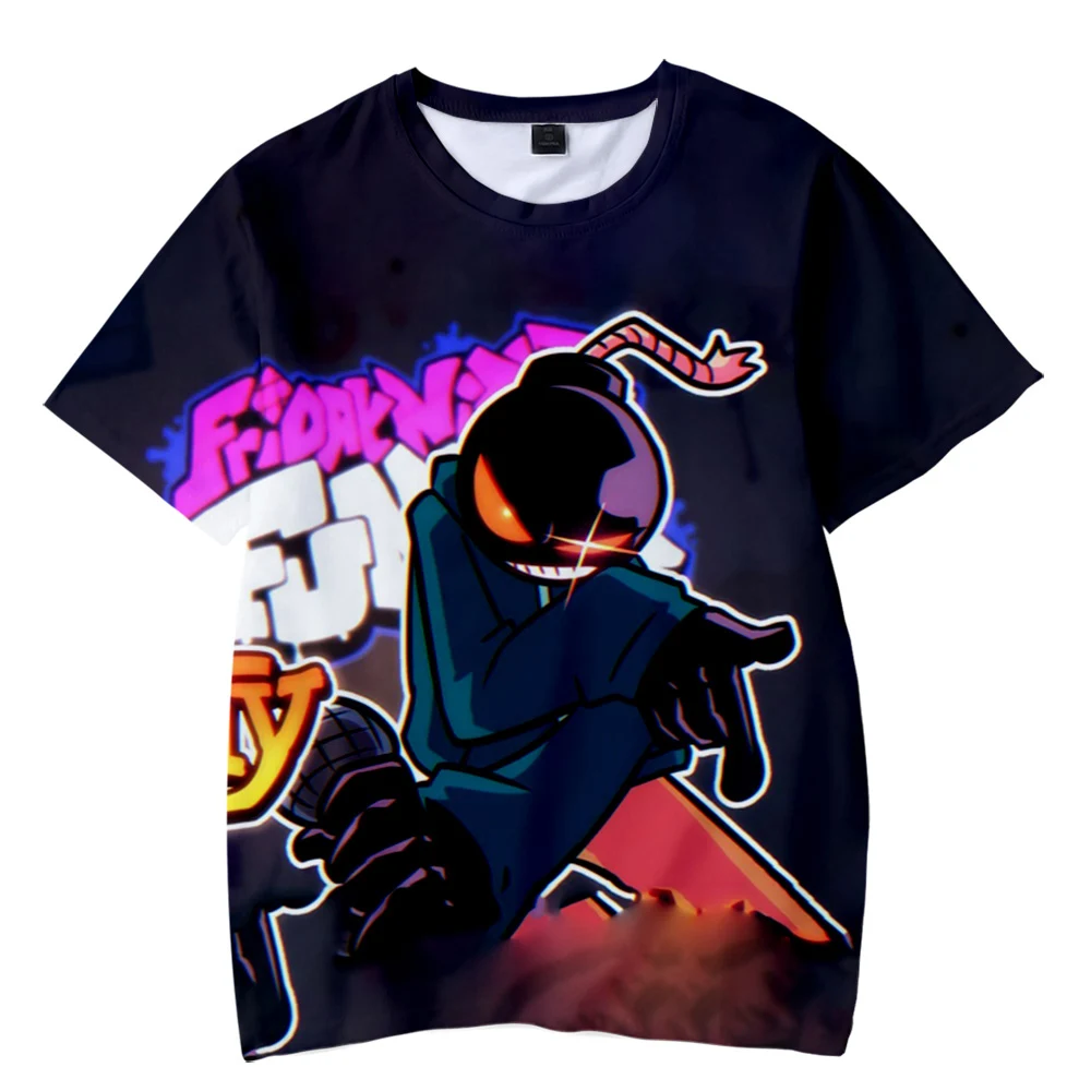 3D Children T-shirts Summer Short Sleeve tops Casual Streetwear Clothes 3 to 14 years kids friday night funkin cosplay Tshirt
3D Children T-shirts Summer Short Sleeve tops Casual Streetwear Clothes 3 to 14 years kids friday night funkin cosplay Tshirt