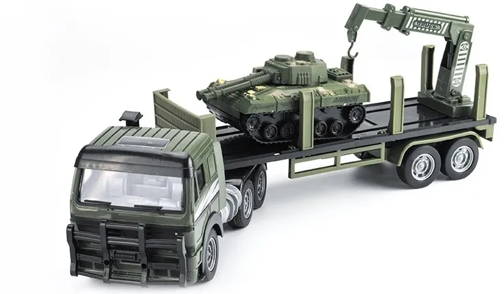 Радиоуправляемый грузовик трейлер + танк CityTruck 1:18 551 B2|Радиоуправляемые