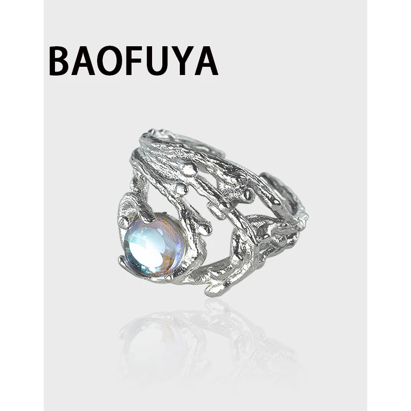 Ins Trendy Irregular Zircon Opal Rings For Women Natural Stone Finger Ring Adjustable Gothic Jewelry Gift Bague 
Ins Trendy Irregular Zircon Opal Rings For Women Natural Stone Finger Ring Adjustable Gothic Jewelry Gift Bague