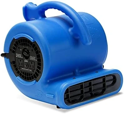 1/4 HP 900 CFM Air Mover for Water Damage Restoration Equipment Carpet Dryer Floor Blower Fan Home and Plumbing Use, Blue
1/4 HP 900 CFM Air Mover for Water Damage Restoration Equipment Carpet Dryer Floor Blower Fan Home and Plumbing Use, Blue