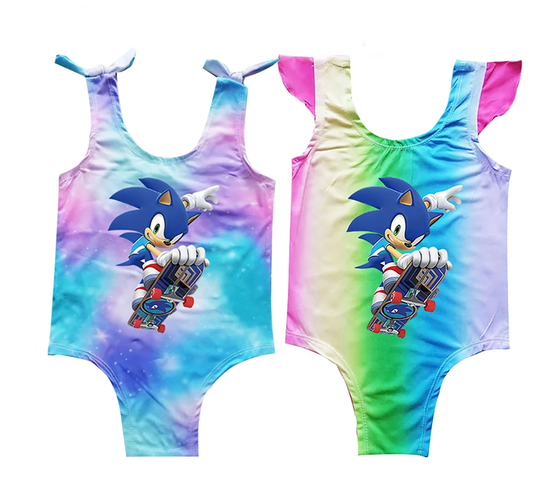 Sonic The Hedgehog Print One-Piece Swimsuit Girl Sleeveless Polyester Swimwear Kawaii Cool
Sonic The Hedgehog Print One-Piece Swimsuit Girl Sleeveless Polyester Swimwear Kawaii Cool