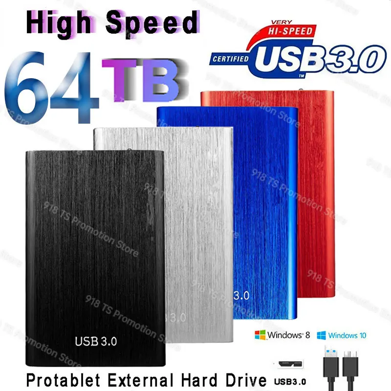 Hot High-speed External 1TB 2TB 4TB 8TB Hard Drive USB3.0 HDD 2.5 Inch 64TB Hard Disk hdd Storage Devices 외장하드 for Desktop Ps5
Hot High-speed External 1TB 2TB 4TB 8TB Hard Drive USB3.0 HDD 2.5 Inch 64TB Hard Disk hdd Storage Devices 외장하드 for Desktop Ps5