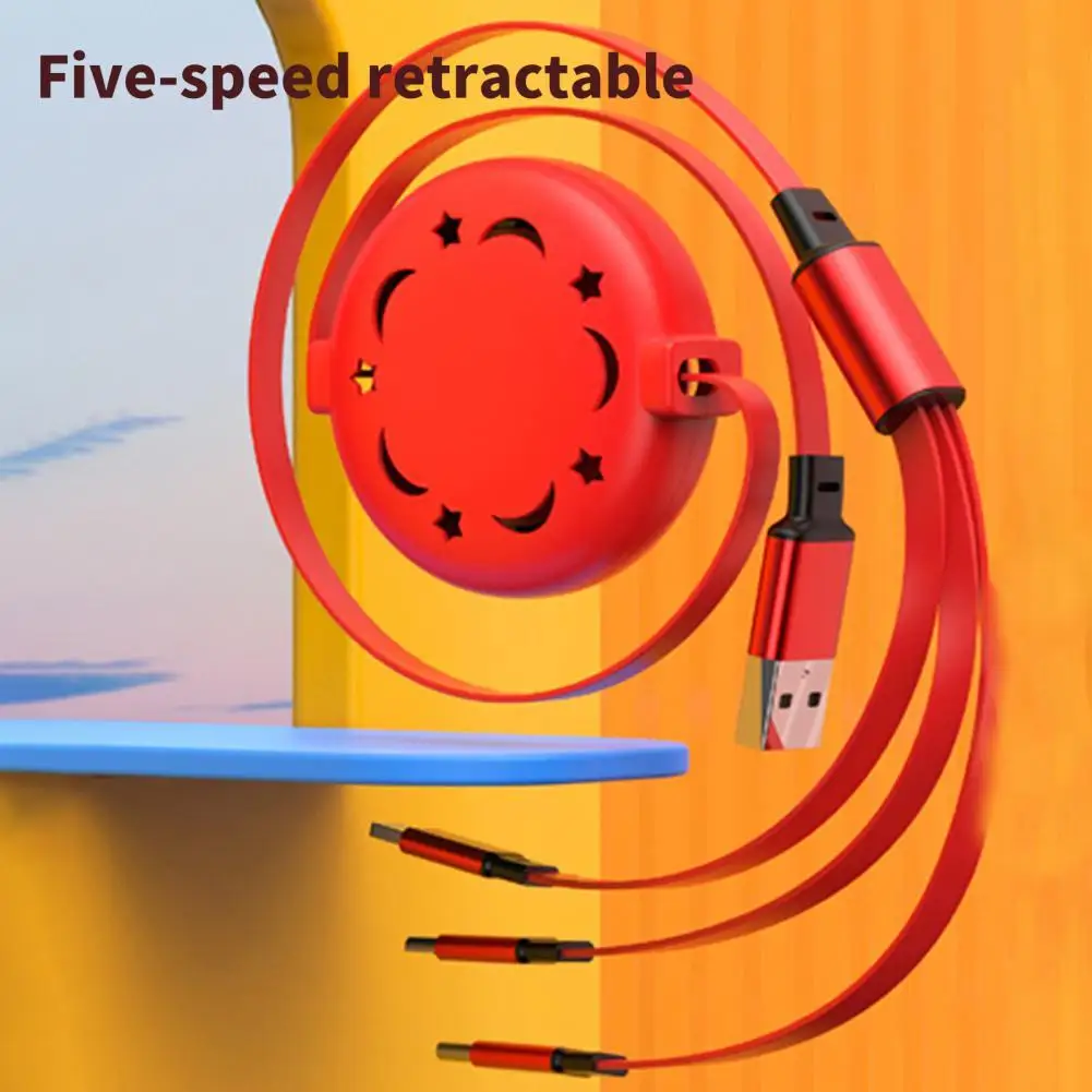 Charging Cable Retractable Fast Charge 3-in-1 Micro USB Type-C 8Pin Mobile Phone Charger Wire Data Cord for Office
Charging Cable Retractable Fast Charge 3-in-1 Micro USB Type-C 8Pin Mobile Phone Charger Wire Data Cord for Office