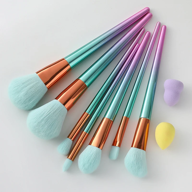 XINYAN 10pcs Gradient Color Makeup Brushes Set Comb Spoolies Foundation Powder Profession Colorful Face Cosmetics Eyeshadow Tool
XINYAN 10pcs Gradient Color Makeup Brushes Set Comb Spoolies Foundation Powder Profession Colorful Face Cosmetics Eyeshadow Tool