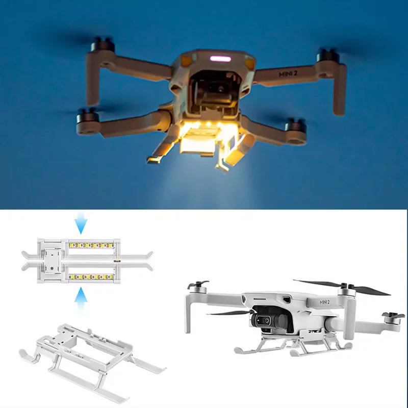 Night Lights Landing Gear For DJI MINI 2 / Mavic Mini Drone Height Extended Long Leg Stand Gimbal Guard Protector Accessories
Night Lights Landing Gear For DJI MINI 2 / Mavic Mini Drone Height Extended Long Leg Stand Gimbal Guard Protector Accessories
