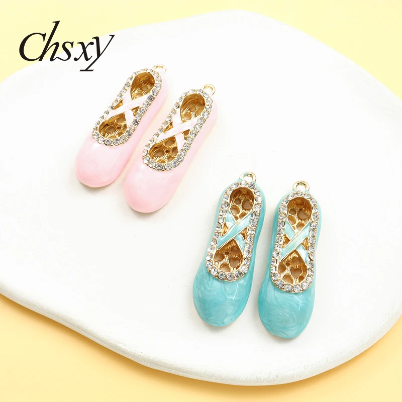 2pcs Cute Ballet Shoes Crystal Rhinestone Enamel Charms Fashion Drip Oil Alloys Metal Pendants DIY Jewelry Making Handmade Gifts
2pcs Cute Ballet Shoes Crystal Rhinestone Enamel Charms Fashion Drip Oil Alloys Metal Pendants DIY Jewelry Making Handmade Gifts