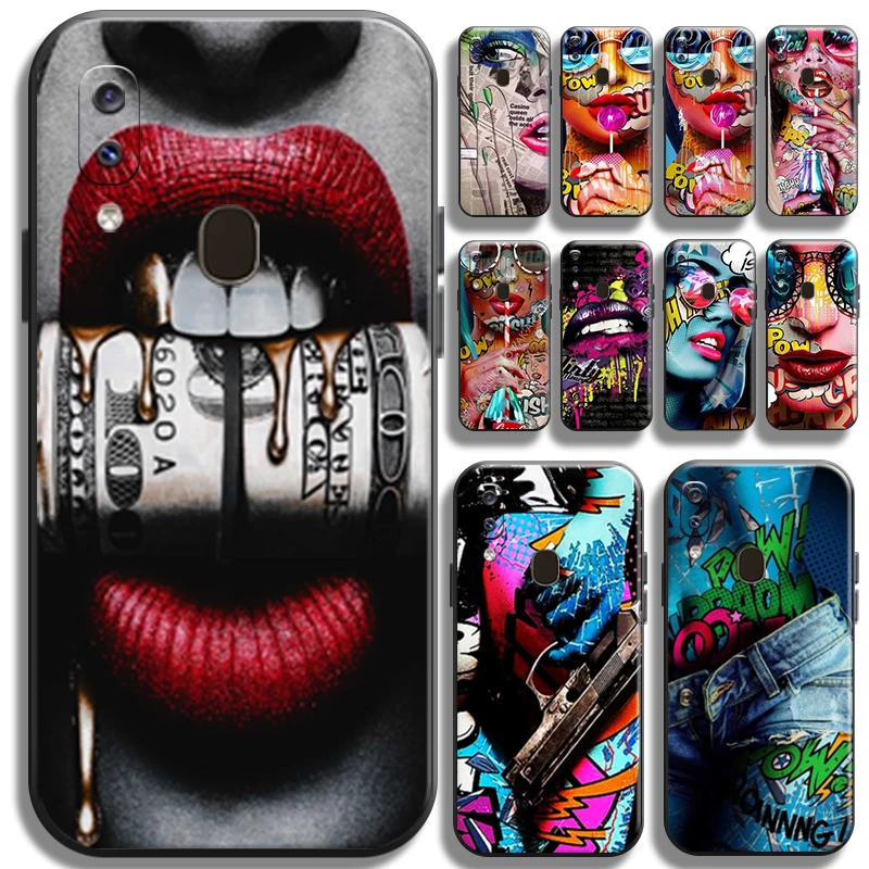 Red Lips Sexy Street Graffiti Phone Case For Samsung Galaxy A20 A20S Black Shockproof Cases Coque Funda Soft TPU
Red Lips Sexy Street Graffiti Phone Case For Samsung Galaxy A20 A20S Black Shockproof Cases Coque Funda Soft TPU