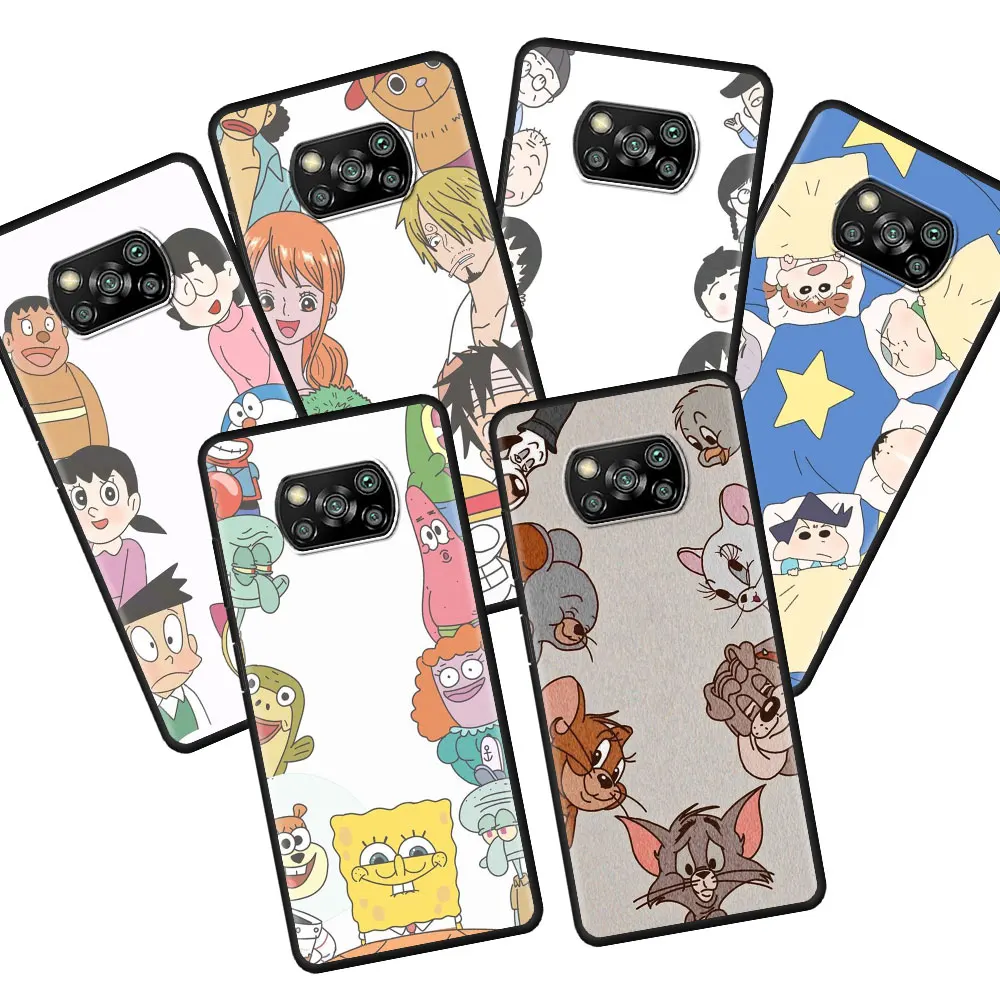 Phone Case for Xiaomi Poco F3 M3 X3 NFC Mi 10T 11 11T Lite Pro Mi11T Mi9T F2Pro M4Pro X4NFC X4Pro Black Cartoon Pattern Print
Phone Case for Xiaomi Poco F3 M3 X3 NFC Mi 10T 11 11T Lite Pro Mi11T Mi9T F2Pro M4Pro X4NFC X4Pro Black Cartoon Pattern Print