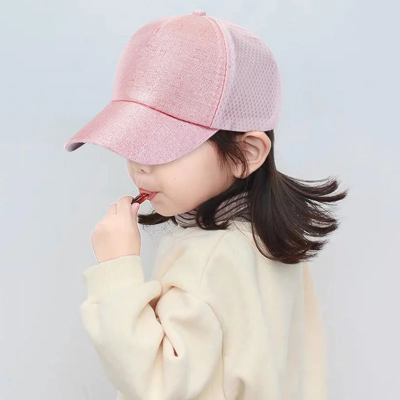 Shiny Bright Girl Sunscreen Hat Summer Outdoor Beach Mesh Breathable Girls Sunshade Hats Kids Pink Baseball Cap 53-56cm 3-9Y
Shiny Bright Girl Sunscreen Hat Summer Outdoor Beach Mesh Breathable Girls Sunshade Hats Kids Pink Baseball Cap 53-56cm 3-9Y