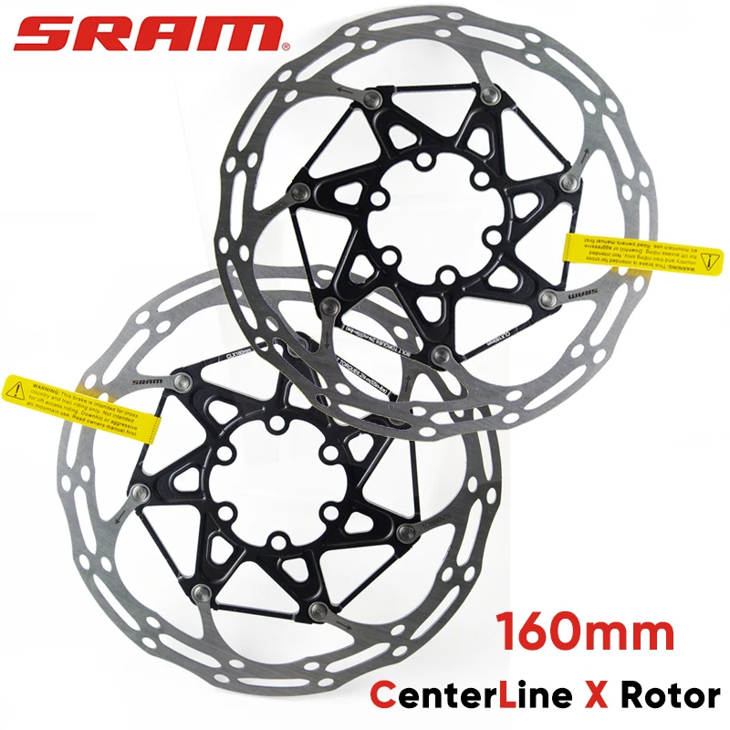 

2PC SRAM Centerline Disc Brake Rotors CLX 160mm MTB Brake Disc CenterLine X Hydraulic Brake Rotors Road Mountain Bike Parts