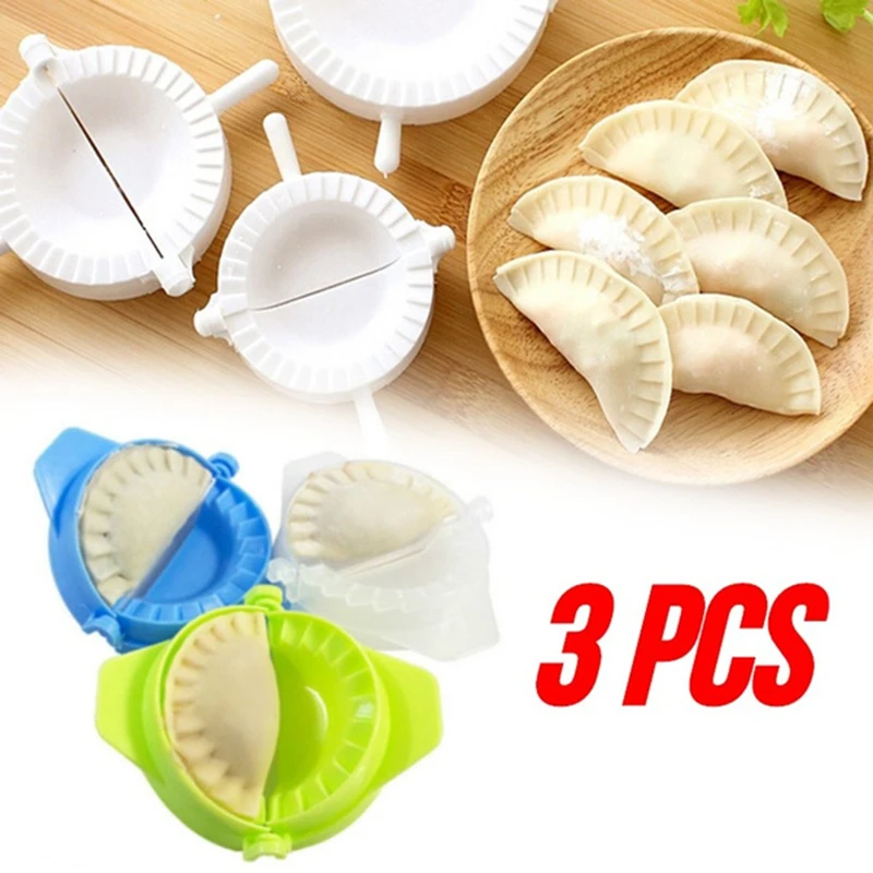 3 Pcs DIY Plastic Dumpling Maker Mould Hand Dough Press Dumpling Clip Dumpling Making Gadget Kitchen Pastry Tools Accessories
3 Pcs DIY Plastic Dumpling Maker Mould Hand Dough Press Dumpling Clip Dumpling Making Gadget Kitchen Pastry Tools Accessories