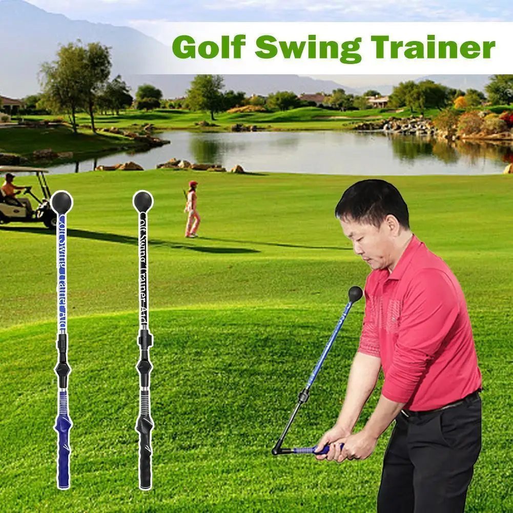 

Left-handed Golf Swing Trainer Exerciser Aid Adjustable To Improve Training Forearm –Light Rotation Turn Shoulder Aid Golf U4E4