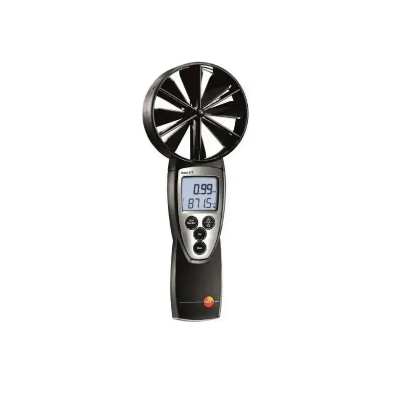 Testo 417 kit2 Комплект цифрового лопастного анемометра с измерительными воронками и