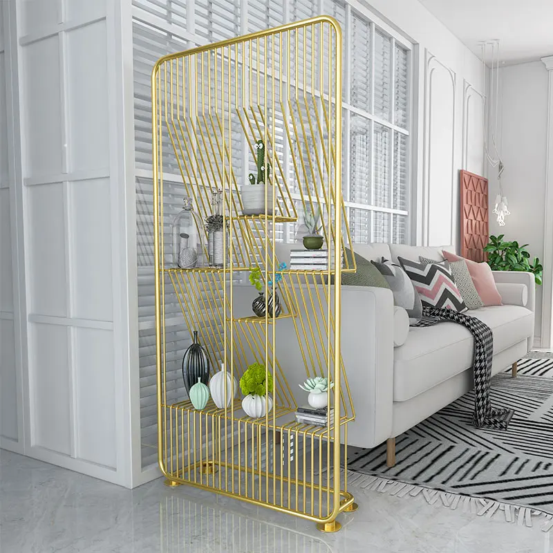 Nordic home partition metal screen modern minimalist porch living room light luxury flower rack office decoration rack
Nordic home partition metal screen modern minimalist porch living room light luxury flower rack office decoration rack