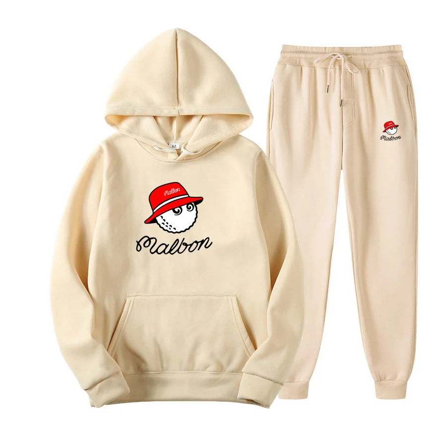 New Malbon Golf 2022 Sportswear Men's Warm Two Piece Loose Hooded Sweater + Pants Set Hooded Jogging S-3XL
New Malbon Golf 2022 Sportswear Men's Warm Two Piece Loose Hooded Sweater + Pants Set Hooded Jogging S-3XL