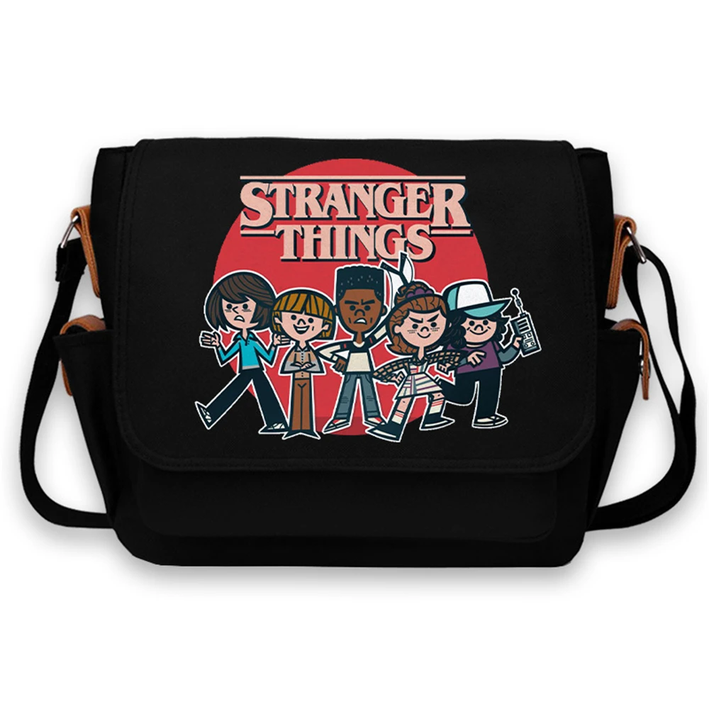 Anime Stranger Things Shoulder Bag Waterproof Oxford Cloth Student Cartoon Printing Satchel High Capacity Leisure Messenger Bags
Anime Stranger Things Shoulder Bag Waterproof Oxford Cloth Student Cartoon Printing Satchel High Capacity Leisure Messenger Bags