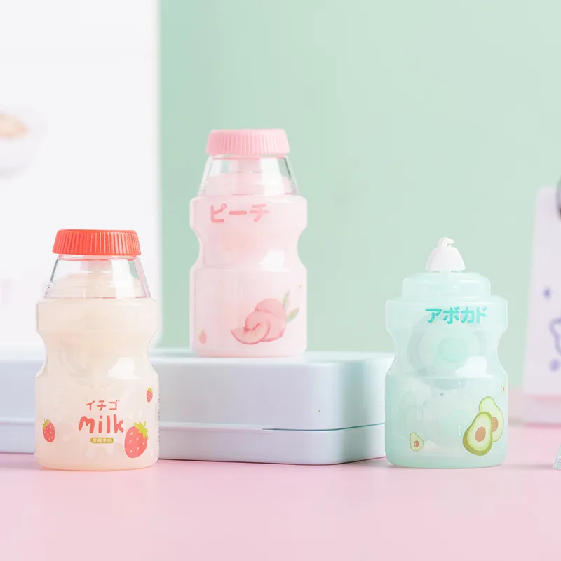 5mm*6m Novelty Kawaii Fruit Milk Bottle Shape Correction Tape Corector Accessories School Office Supplies Gift Prizes
5mm*6m Novelty Kawaii Fruit Milk Bottle Shape Correction Tape Corector Accessories School Office Supplies Gift Prizes