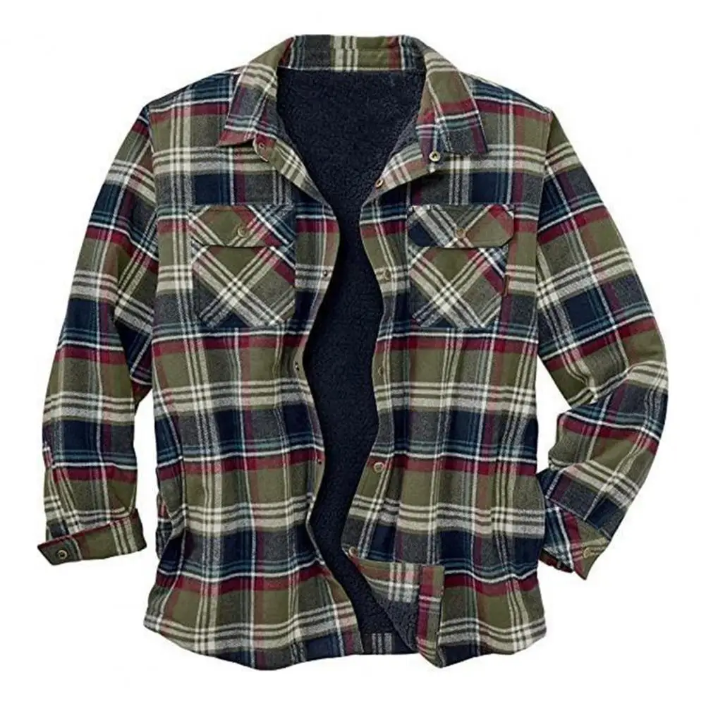 Men Coat Long Sleeves Breathable Streetwear Plush Lining Lapel Jacket Men Jacket for School
Men Coat Long Sleeves Breathable Streetwear Plush Lining Lapel Jacket Men Jacket for School