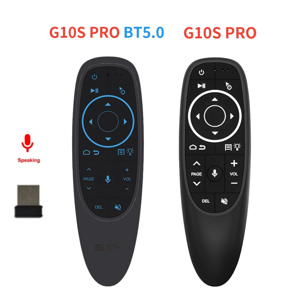 G10s Pro Bt Air Mouse Mini Voice Search 2.4g Wireless Smart Backlit Remote Control Gyro Sensing Mic Bt5. 0 For Android Tv Box
G10s Pro Bt Air Mouse Mini Voice Search 2.4g Wireless Smart Backlit Remote Control Gyro Sensing Mic Bt5. 0 For Android Tv Box