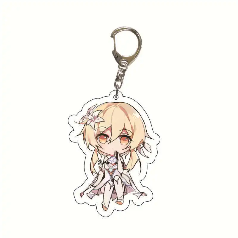 Genshin Impact Kawaii Anime Action Figure Acrylic Keychain Key Chain for Friend DIY Gift
Genshin Impact Kawaii Anime Action Figure Acrylic Keychain Key Chain for Friend DIY Gift