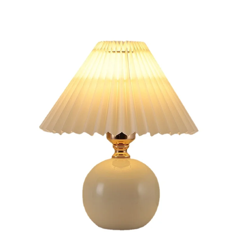 Плиссированная настольная лампа, светодиодная приглушаемая настольная лампа в виде грибов, ночные светильники с керамической основой, мою... 
Плиссированная настольная лампа, светодиодная приглушаемая настольная лампа в виде грибов, ночные светильники с керамической основой, мою...