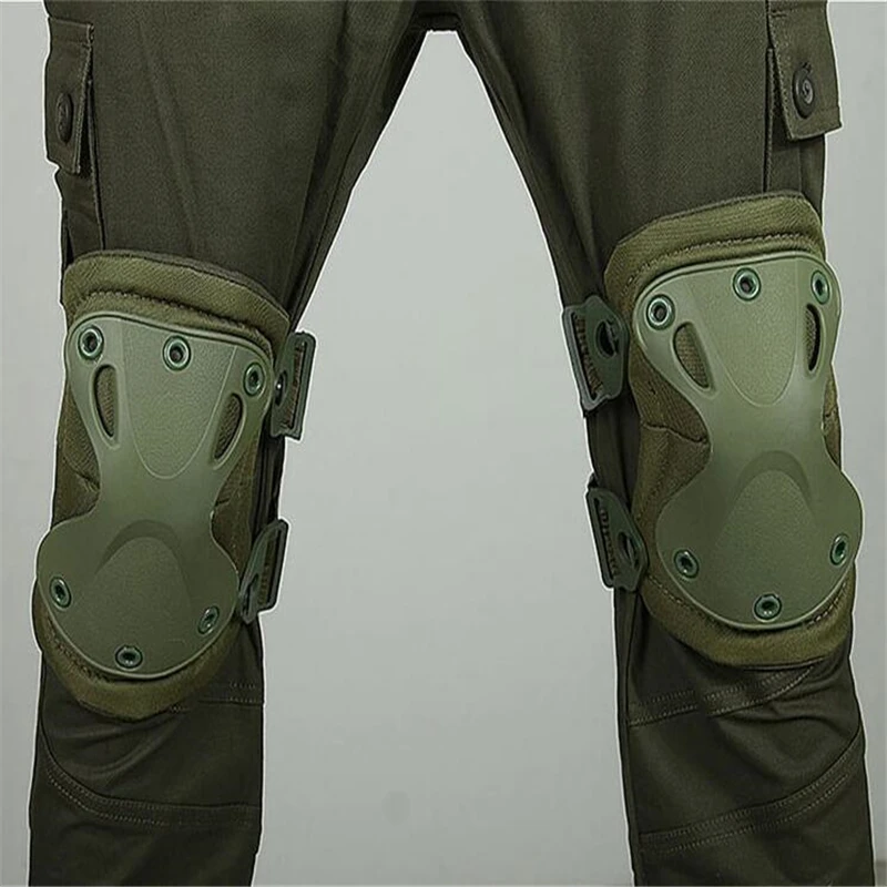 

Outdoor Sport Working Hunting Skating Safety Gear Kneecap Knees Tactical Pad Elbow Military Knee Armor Biker Equipment