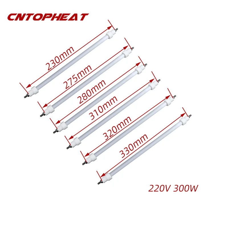 Кварцевая нагревательная трубка CN TOPHEAT 220В 300Вт для дезинфекционного шкафа
Кварцевая нагревательная трубка CN TOPHEAT 220В 300Вт для дезинфекционного шкафа