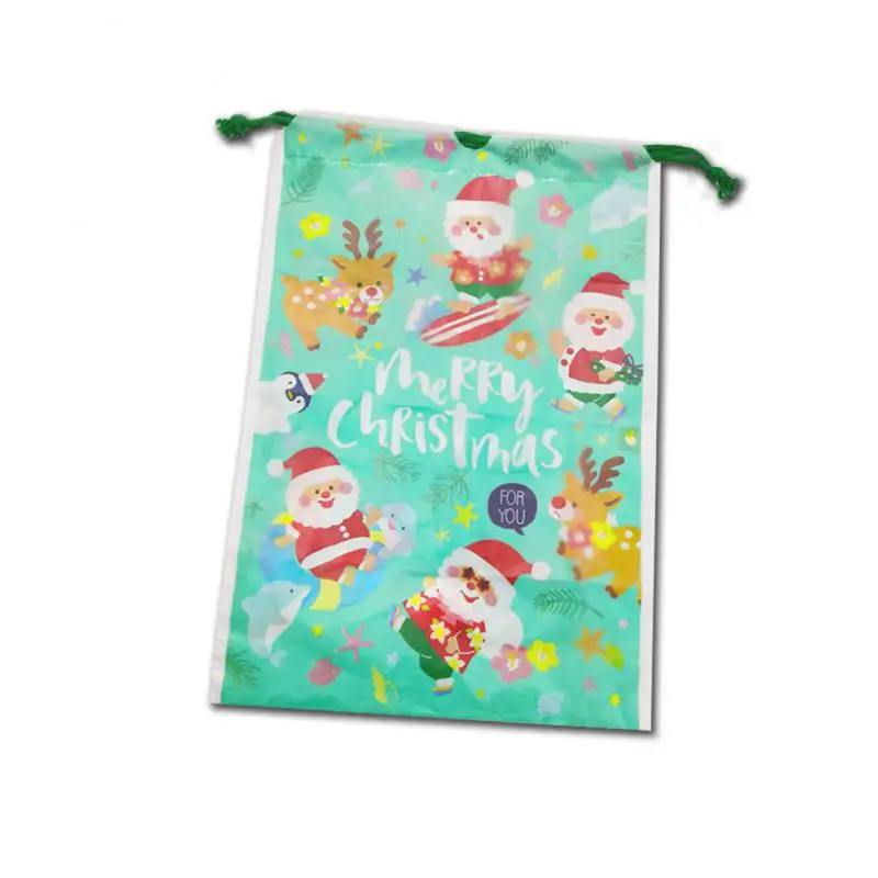Cute Christmas Gift Bag Candy Packaging Bag Gift Bundle Pocket Transparent Drawstring Plastic Drawstring Bag Household Supply
Cute Christmas Gift Bag Candy Packaging Bag Gift Bundle Pocket Transparent Drawstring Plastic Drawstring Bag Household Supply