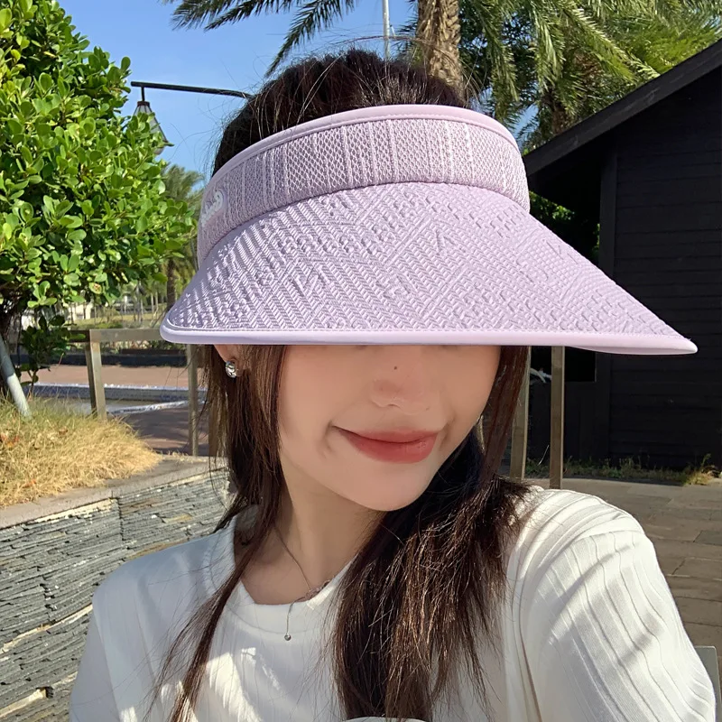 Korean Style Summer Hat Women's High Quality Three-Dimensional Pattern Letter Labeling Sun Protection Sun Hat Breathable Wide Br
Korean Style Summer Hat Women's High Quality Three-Dimensional Pattern Letter Labeling Sun Protection Sun Hat Breathable Wide Br
