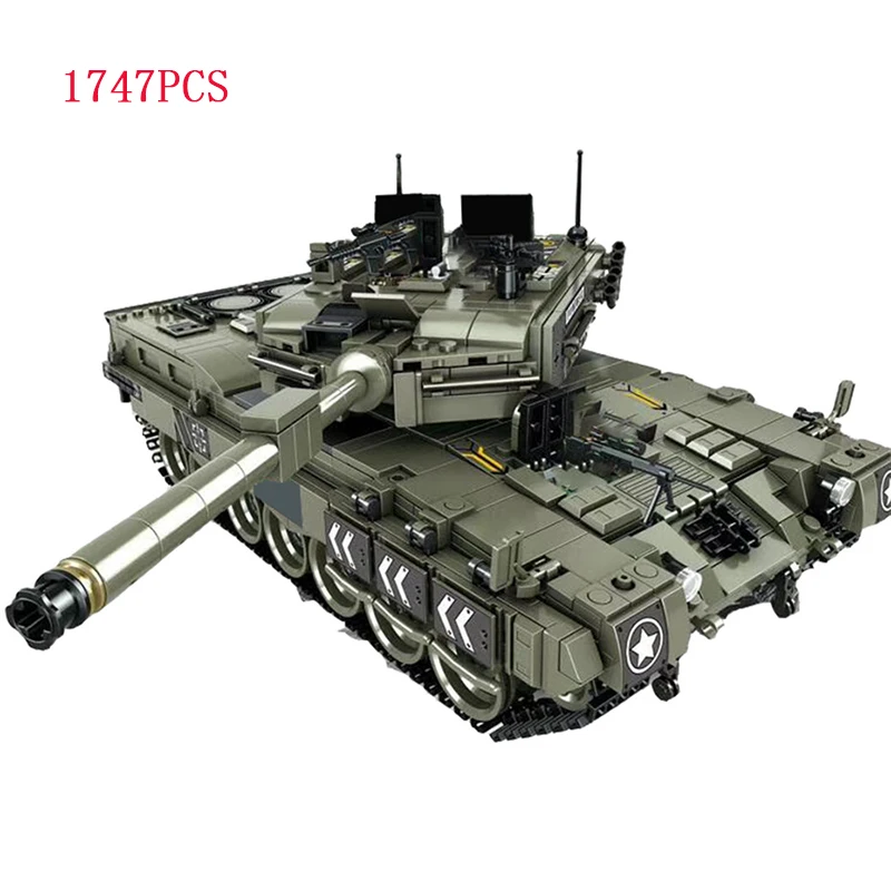 Конструктор Военная серия WW2 632003 1747 шт. основной боевой танк леопарда 2 набор кубики MOC Игрушки для мальчиков рождественские подарки
Конструктор Военная серия WW2 632003 1747 шт. основной боевой танк леопарда 2 набор кубики MOC Игрушки для мальчиков рождественские подарки