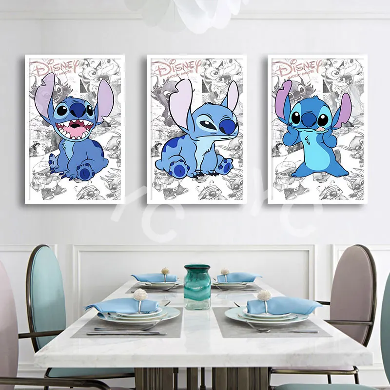 Disney Cartoon Lilo & Stitch Poster Canvas Painting Wall Art Modern Comic Pictures NO Frame Mural for Kids Bedroom Decor Cuadros
Disney Cartoon Lilo & Stitch Poster Canvas Painting Wall Art Modern Comic Pictures NO Frame Mural for Kids Bedroom Decor Cuadros