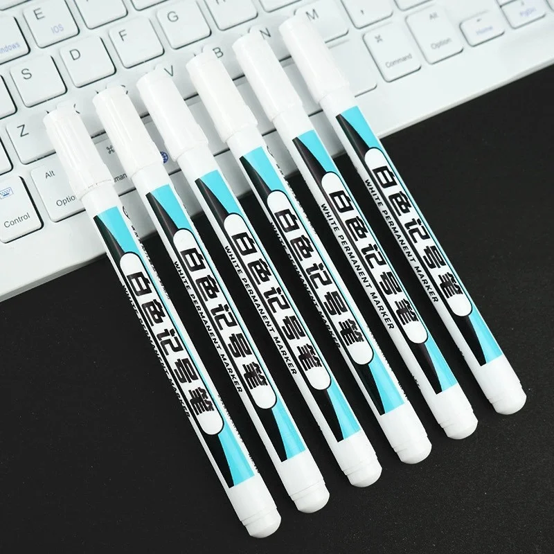 For Metal Long Head Marker Pens Oily Waterproof Plastic Large Capacity White Marker Pen Stationery 0.7mm
For Metal Long Head Marker Pens Oily Waterproof Plastic Large Capacity White Marker Pen Stationery 0.7mm