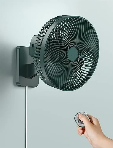 Mount Small Fan with Remote Control and Timer, 8.5Inch, 4 Speeds, Included Adapter, 120° Adjustable Tilt, High Velocity, 70Inch
Mount Small Fan with Remote Control and Timer, 8.5Inch, 4 Speeds, Included Adapter, 120° Adjustable Tilt, High Velocity, 70Inch