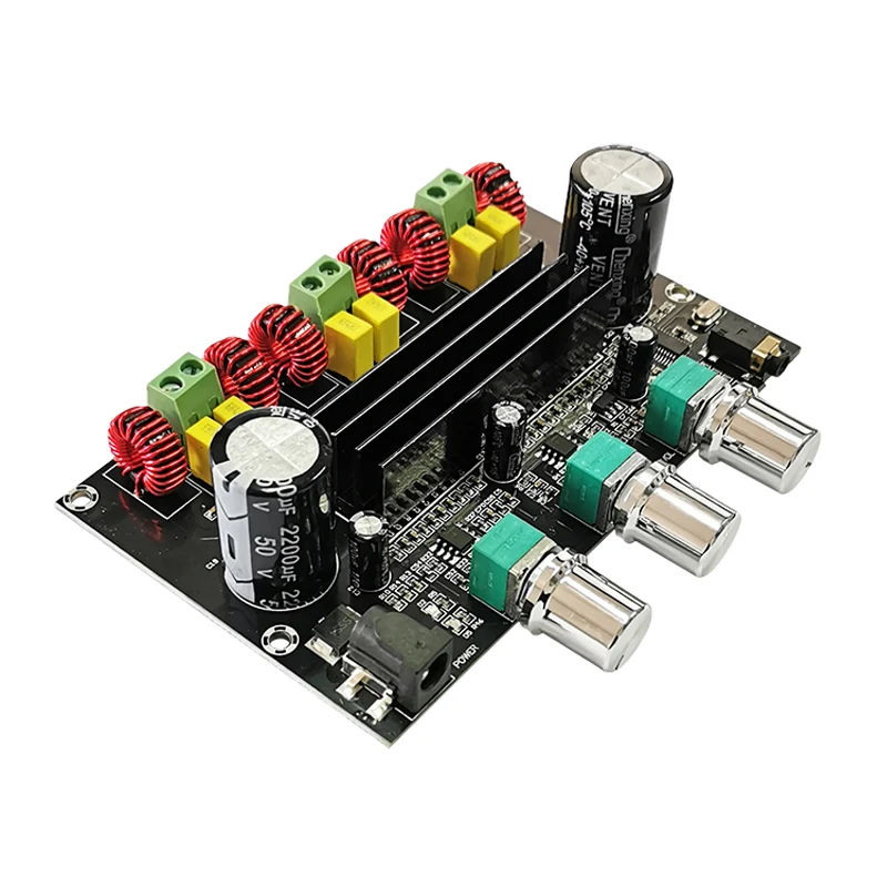 2*80W+100W TPA3116D2 Power Subwoofer Bluetooth-compatible Amplifier Board 2.1 Channel TPA3116 Audio Stereo AUX Class D Amp
2*80W+100W TPA3116D2 Power Subwoofer Bluetooth-compatible Amplifier Board 2.1 Channel TPA3116 Audio Stereo AUX Class D Amp