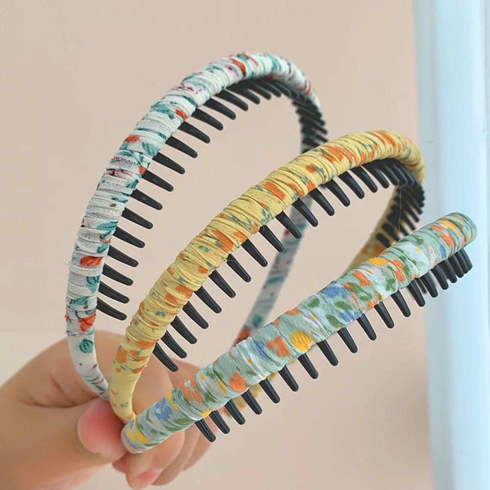 Solid Stripe Headband Cloth Wrap Bezel Teeth Hair Hoop Hairband Prints Headwear For Women Anti-slip Hair Accessories Headdress
Solid Stripe Headband Cloth Wrap Bezel Teeth Hair Hoop Hairband Prints Headwear For Women Anti-slip Hair Accessories Headdress